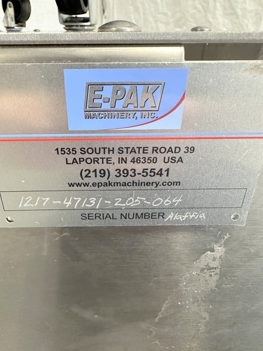 40" E-Pak Machinery, Accumulation/Rotary Feeder Turntable, Stainless Steel, Penta-Drive variable motor speed - Image 9