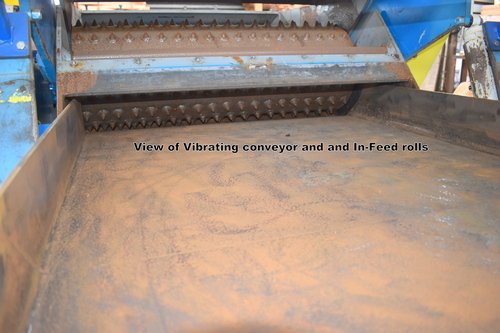 Westinghouse Salem #1638HTH, Horizontal Wood Waste Grinder, vibrating infeed conveyor, 37" max. working - Image 9