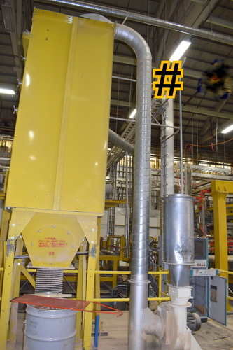 Donaldson Torit #25-PJD, Pulse-Jet Dust Collector, 235 squaring ft. filter area, 10" top outlet, (25) 4.5" - Image 3