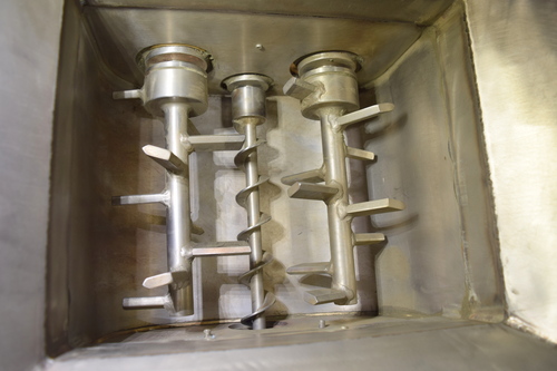 Acrison #BDF-1, Stainless Steel Volumetric Feeder, dissimilar speed auger, 32" top fill inlet, 35" lid - Image 3