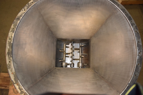 Acrison #BDF-1, Stainless Steel Volumetric Feeder, dissimilar speed auger, 32" top fill inlet, 35" lid - Image 4