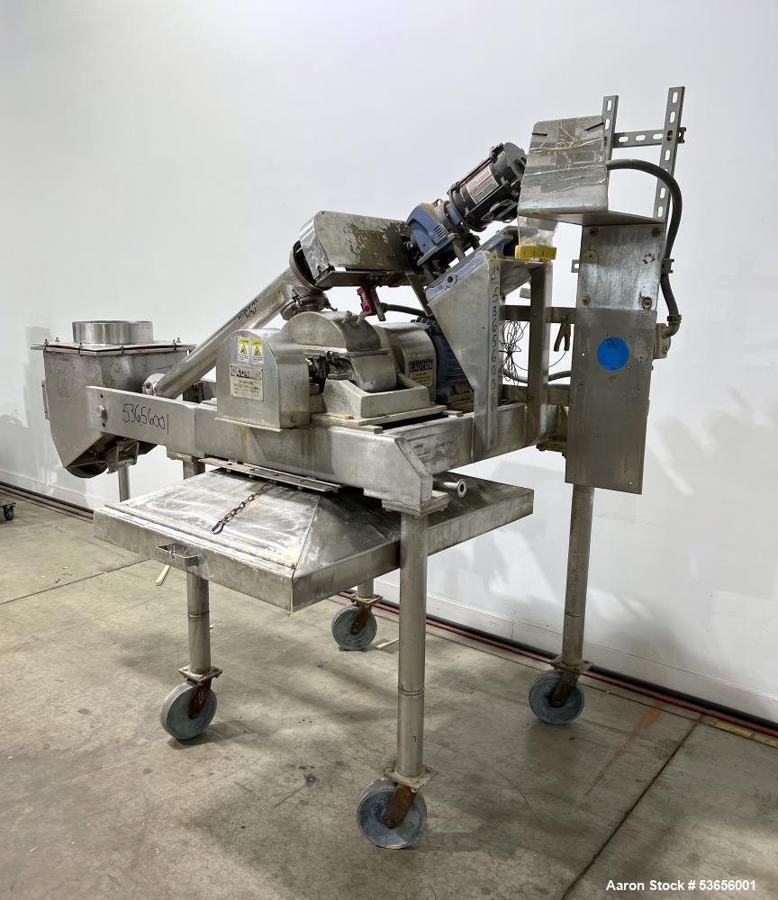 Fitzpatrick #DASO6, Fitzmill Hammer Mill, Stainless Steel, 749 PPH, 1000-4600 RPM, screw feeder, (16) blades - Image 2