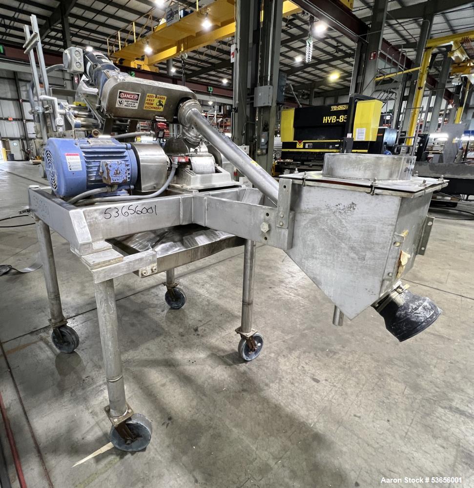 Fitzpatrick #DASO6, Fitzmill Hammer Mill, Stainless Steel, 749 PPH, 1000-4600 RPM, screw feeder, (16) blades - Image 4