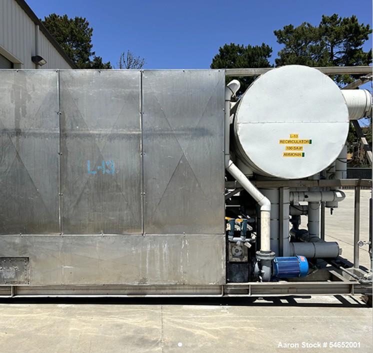 180 Ton, PHT, Ice Generator, Stainless Steel, (4) ice banks, (36) ice plates, Nikkiso HQ23C-B2 ammonia pump - Image 2