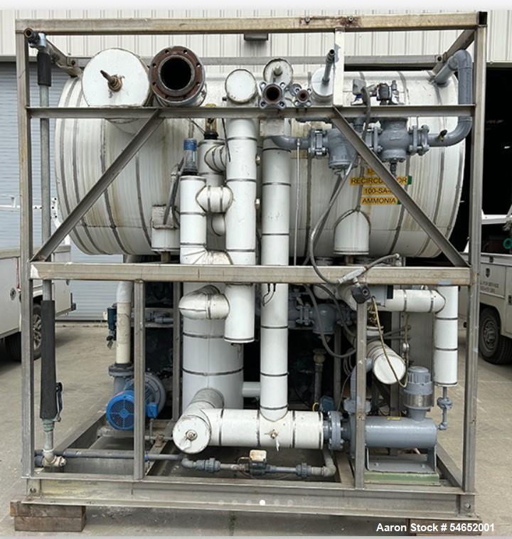 180 Ton, PHT, Ice Generator, Stainless Steel, (4) ice banks, (36) ice plates, Nikkiso HQ23C-B2 ammonia pump - Image 4