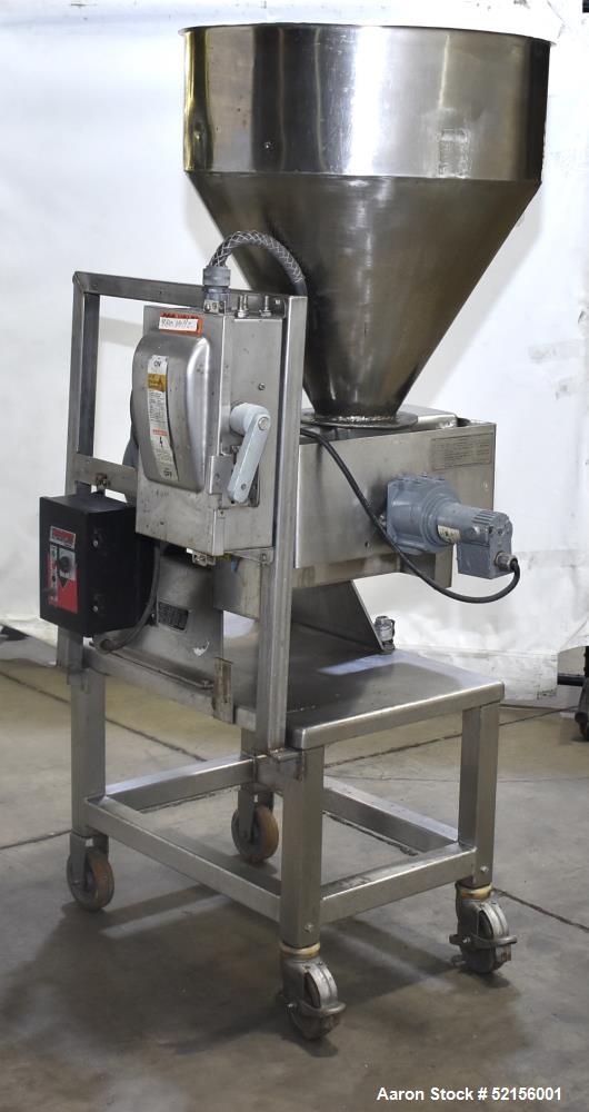 Urschel Comitrol #3600, Processor, Stainless Steel, 7" diameter x 3" deep cutting head, 10 HP w/ brake, feed - Image 2