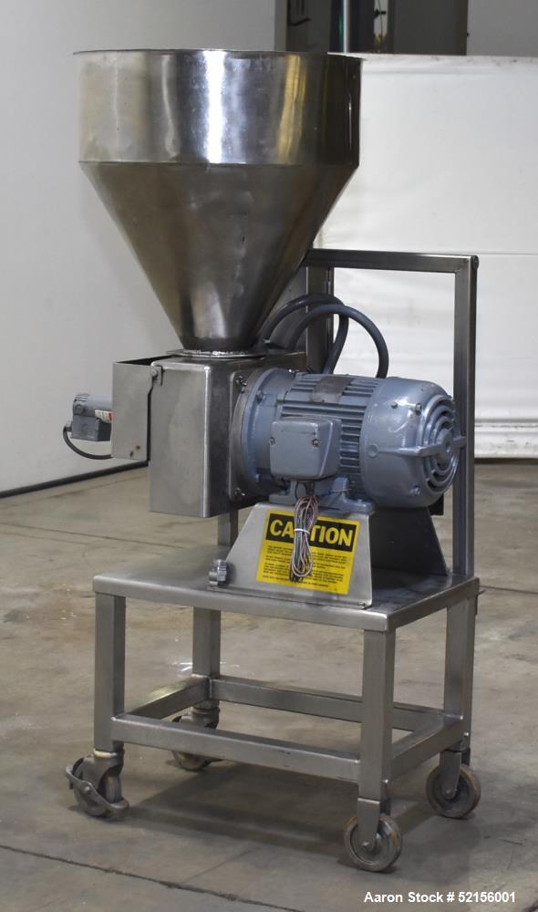 Urschel Comitrol #3600, Processor, Stainless Steel, 7" diameter x 3" deep cutting head, 10 HP w/ brake, feed - Image 3