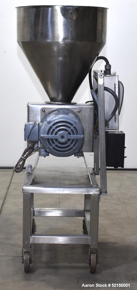 Urschel Comitrol #3600, Processor, Stainless Steel, 7" diameter x 3" deep cutting head, 10 HP w/ brake, feed - Image 4