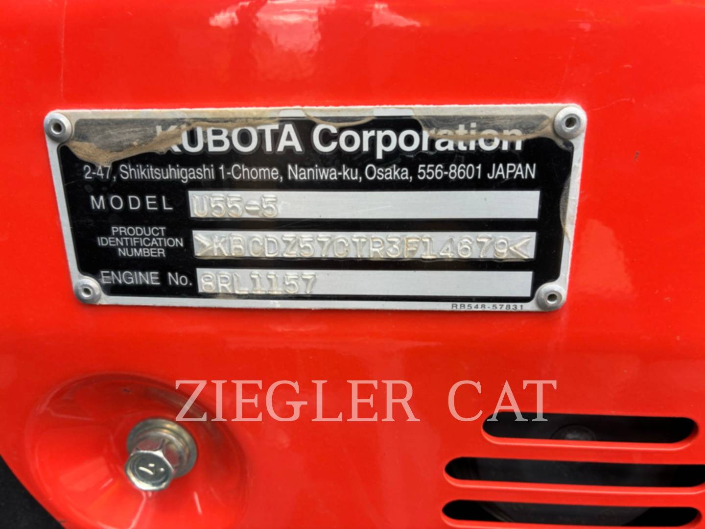 Kubota Tractor Corporation U55-5, Excavator, 107 hours, S/N: 14679, 2026 - Image 6