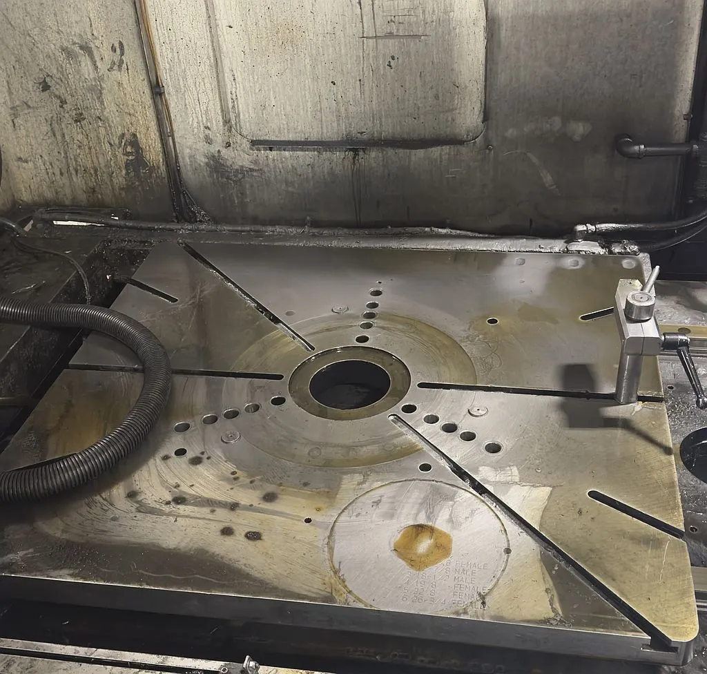 Sunnen #SV4, vertical hone, 20" max. bore diameter, 40" max. part length, 48" stroke, 32" swing, 30" x50" - Image 4