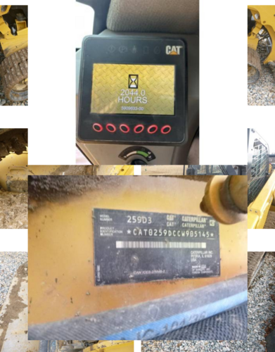 Caterpillar #259D3, Compact Track Loader, 121.1" max. lift height, 73.2 HP Cat C3.3B DIT turbo engine, 8,945 - Image 3