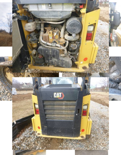 Caterpillar #259D3, Compact Track Loader, 121.1" max. lift height, 73.2 HP Cat C3.3B DIT turbo engine, 8,945 - Image 4