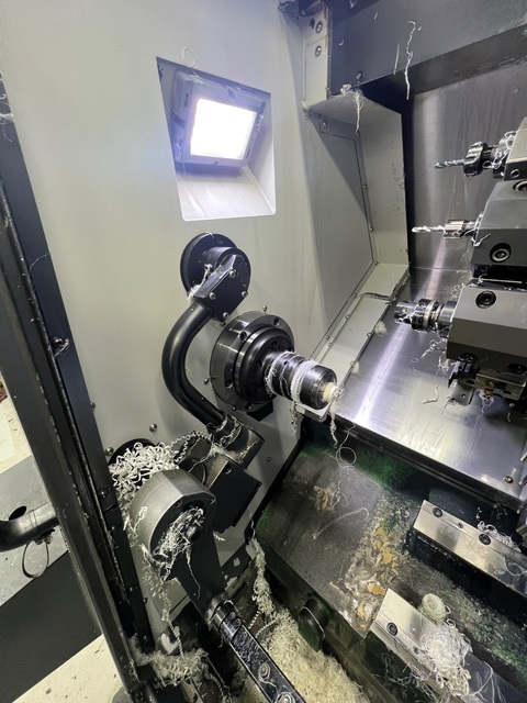Daewoo Doosan #Lynx-220A, CNC lathe, 20.1" swing, 12.6" diameter, 12.7" length, 1.8" bar, A2-5, 12 turret - Image 5