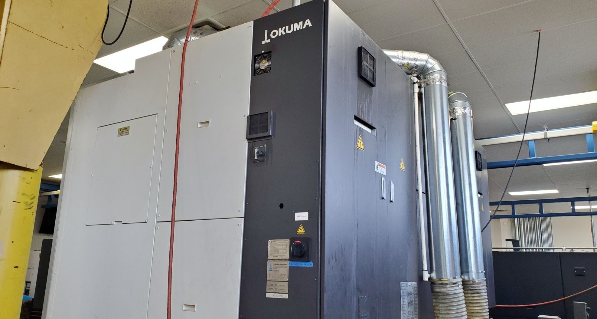 Okuma #2SP-V760EX, twin spindle CNC vertical lathe, 31.5" swing, 29.92" diameter, (2) 18" chucks, (2) 12 - Image 6