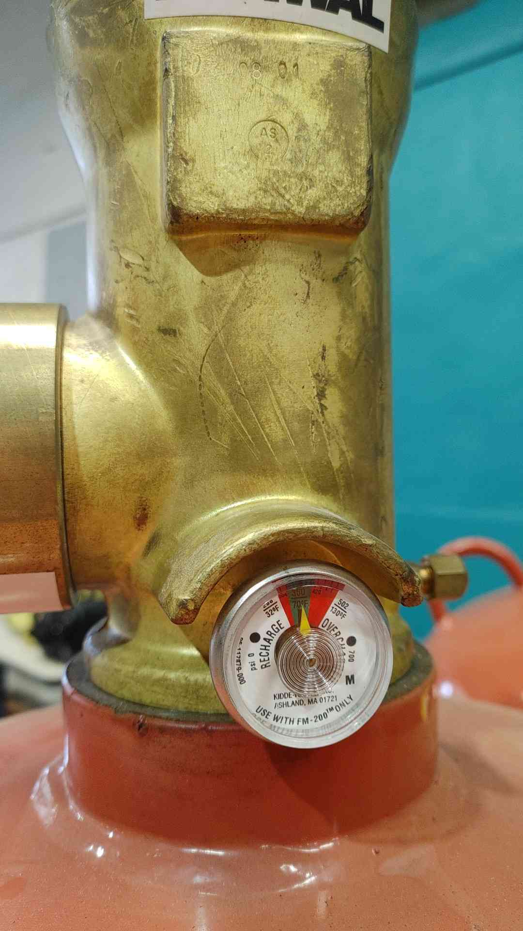 400 lbs. Fenwal, Fire Suppression System, FM-200 Agent (2 available) - Image 3