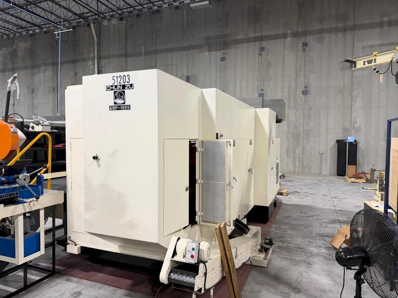 .8" x 7.5" Chun Zu #CBP-165S, 5-Die Bolt Former, 220,000 kgf forging load, 5.08" die pitch, 95 PPM, 75 HP - Image 3