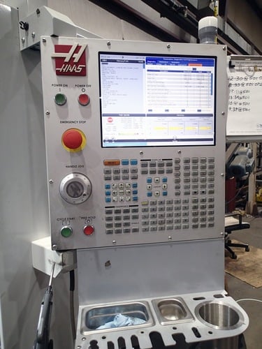 Haas #ST-35, CNC lathe, 21" swing, 32.5" centers, 12" chuck, 4" bar, A2-8, 3200 RPM, 40 HP, 12 station - Image 3