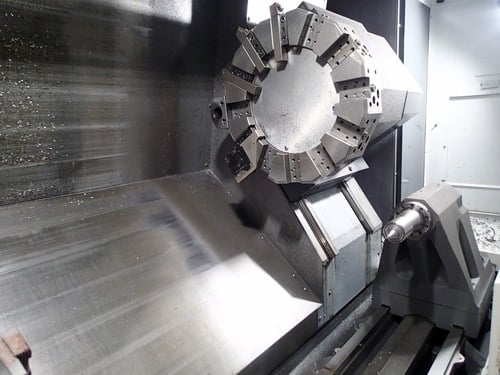 Haas #ST-35, CNC lathe, 21" swing, 32.5" centers, 12" chuck, 4" bar, A2-8, 3200 RPM, 40 HP, 12 station - Image 5