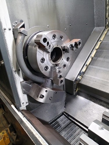 Haas #ST-35, CNC lathe, 21" swing, 32.5" centers, 12" chuck, 4" bar, A2-8, 3200 RPM, 40 HP, 12 station - Image 7