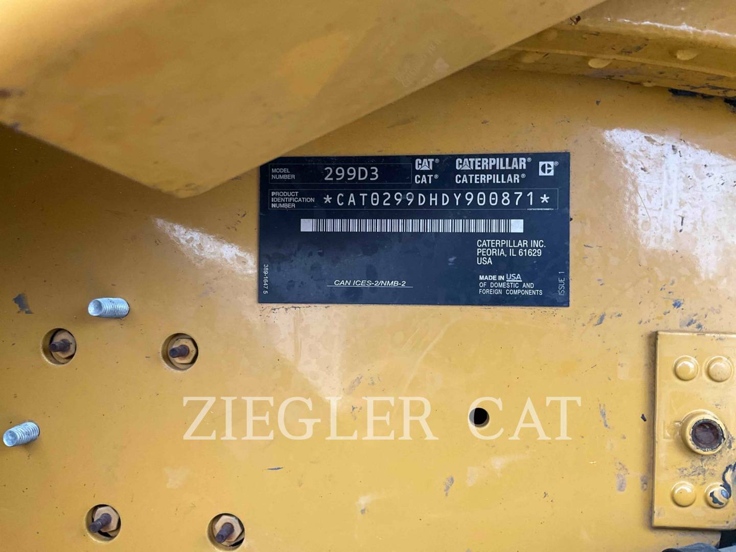 Caterpillar 299D3, 2531 hours, S/N: DY900871, 2019 - Image 6