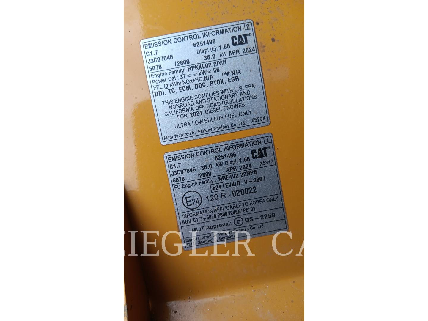 Cat 903, Wheel Loader, 55 hours, S/N: YH400293, 2025 - Image 8
