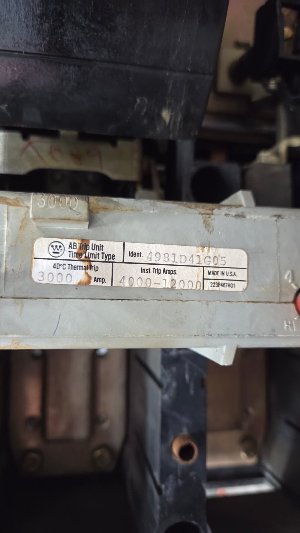 3000 Amps, Westinghouse, PB33000, with rear stabs - Image 3