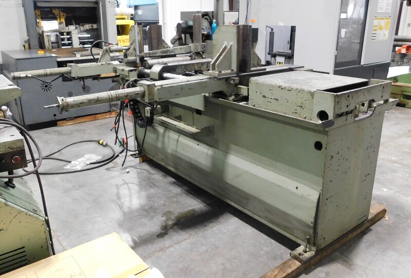 18" x 20" Hyd-Mech #V-18A, automatic vertical bandsaw, 1.25" x 14' 11" blade, 65-385 FPM, hydraulic tilt - Image 7