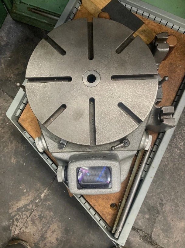 12" Deckel, Precision Optical Rotary Table, horizontal/vertical, manual, scope eyepiece - Image 2
