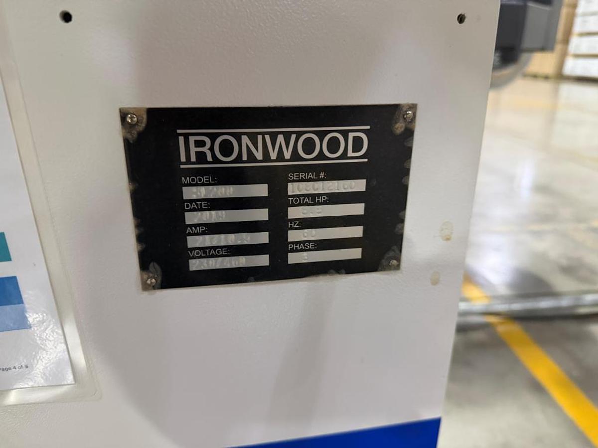 Ironwood #SL200, Sliding Table Saw, 126" sliding table, 122" cutting length, 7.5 HP, 0-45.5° tilt, 1 HP - Image 6