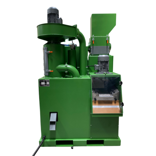 Mizar #CMT-A, Cable Recycling Machine, granulator w/turbo mill, 300 lb/hr., 19 HP total, 10.1 HP granulator - Image 2