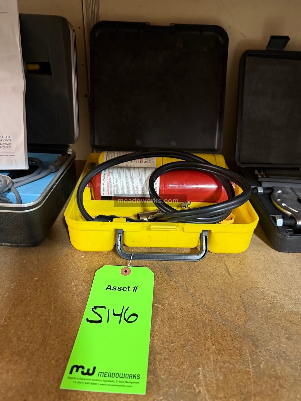 Mag-Torch, Brazing Torch Kit in Case, regulator, hose, rods, (2 available) cylinders - Image 3