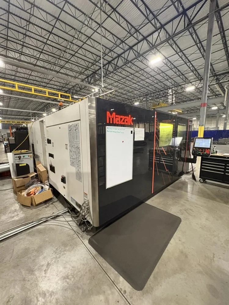 Mazak #Optiplex-4020-Fiber-III, CNC Fiber Laser Cutter, 10,000 watt, 160.4" X, 81.1" Y, 4.33" Z, 6.5' x 13' - Image 2