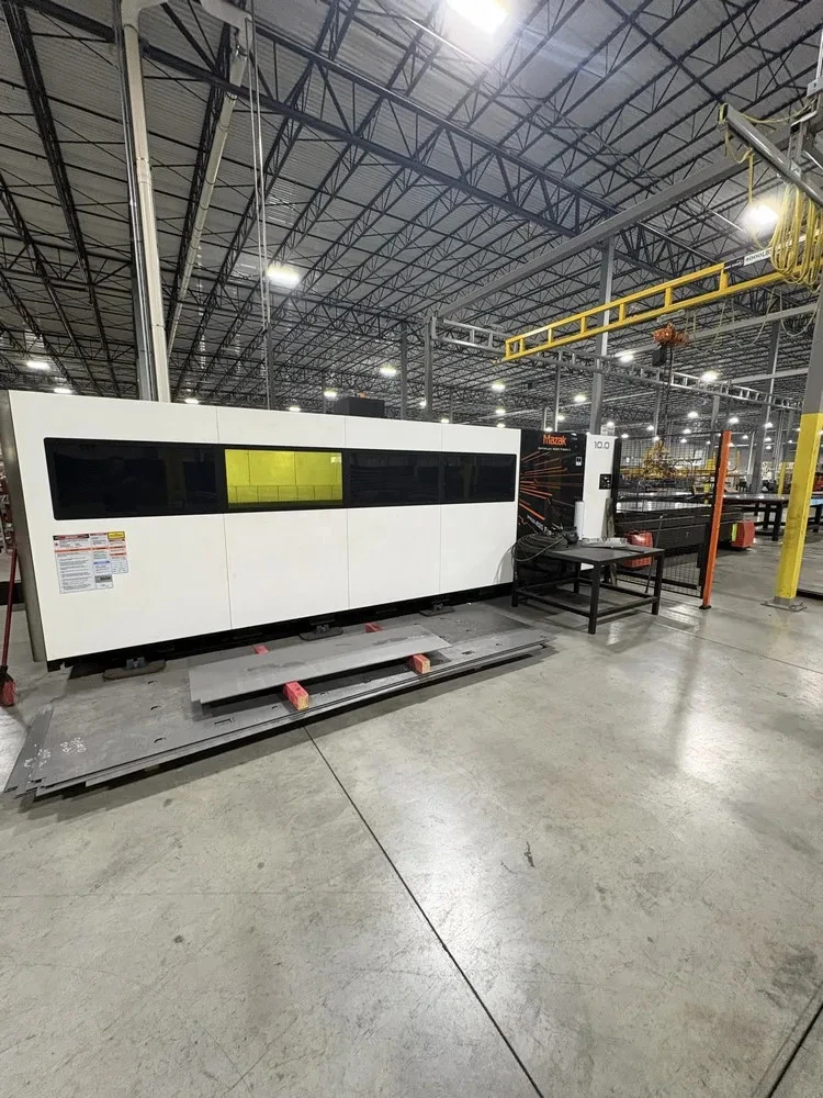 Mazak #Optiplex-4020-Fiber-III, CNC Fiber Laser Cutter, 10,000 watt, 160.4" X, 81.1" Y, 4.33" Z, 6.5' x 13' - Image 6