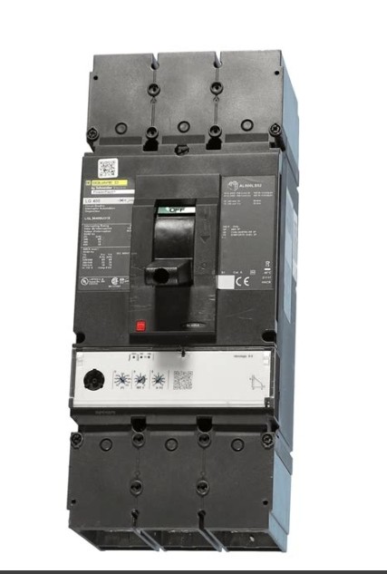 400 Amps, Square D, LGL36400U31X, PowerPacT L molded case circuit breaker, 3-pole, 600 Volts, MicroLogic 3.3 - Image 2
