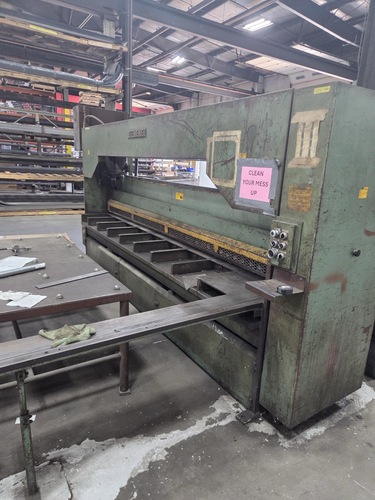 1/4" x 12' Betenbender, hydraulic shear, 144" cutting length, 36" Back Gauge, 13 SPM, 21 hold downs, 1" x 4" - Image 1