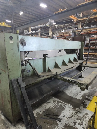 1/4" x 12' Betenbender, hydraulic shear, 144" cutting length, 36" Back Gauge, 13 SPM, 21 hold downs, 1" x 4" - Image 4
