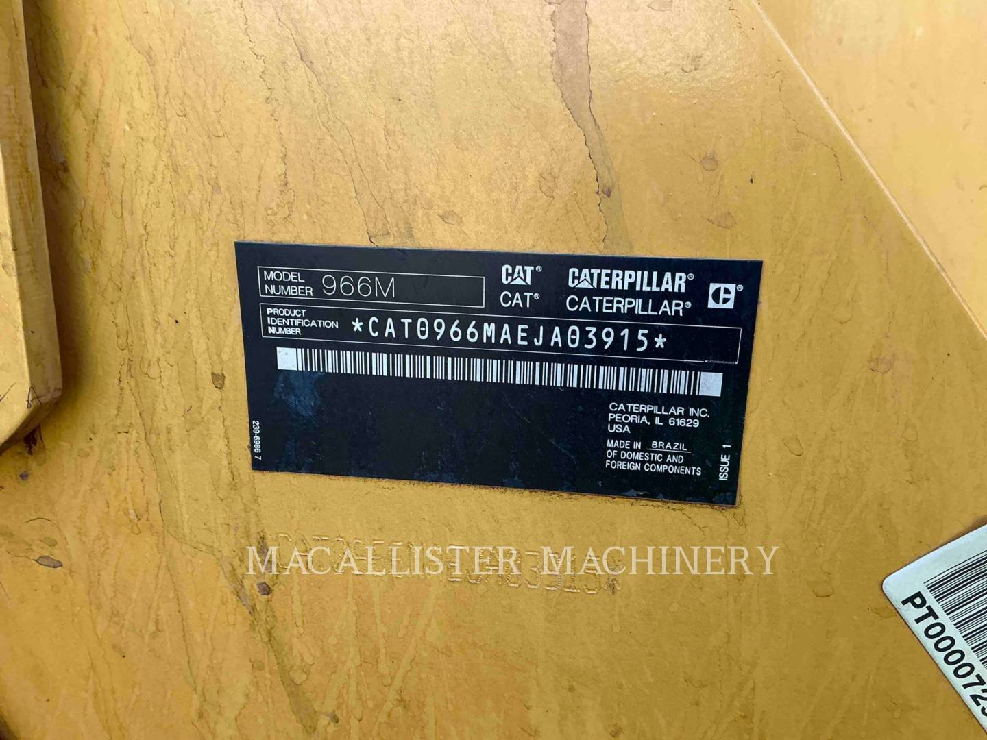 Cat 966M, Wheel Loader, 2543 hours, S/N: EJA03915, 2022 - Image 6
