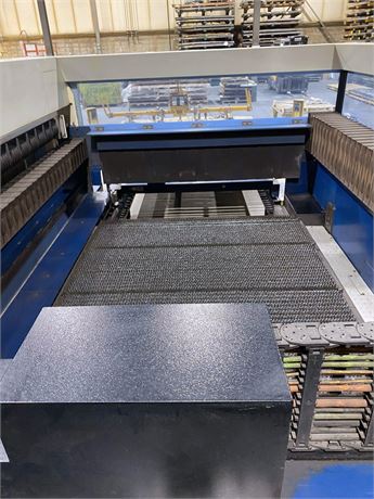 Trumpf #TruLaser-3030, CNC CO2 laser, 5000 watt, 120" X, 60" Y, 4.5" Z, 1" mild steel capacity, dual shuttle - Image 4
