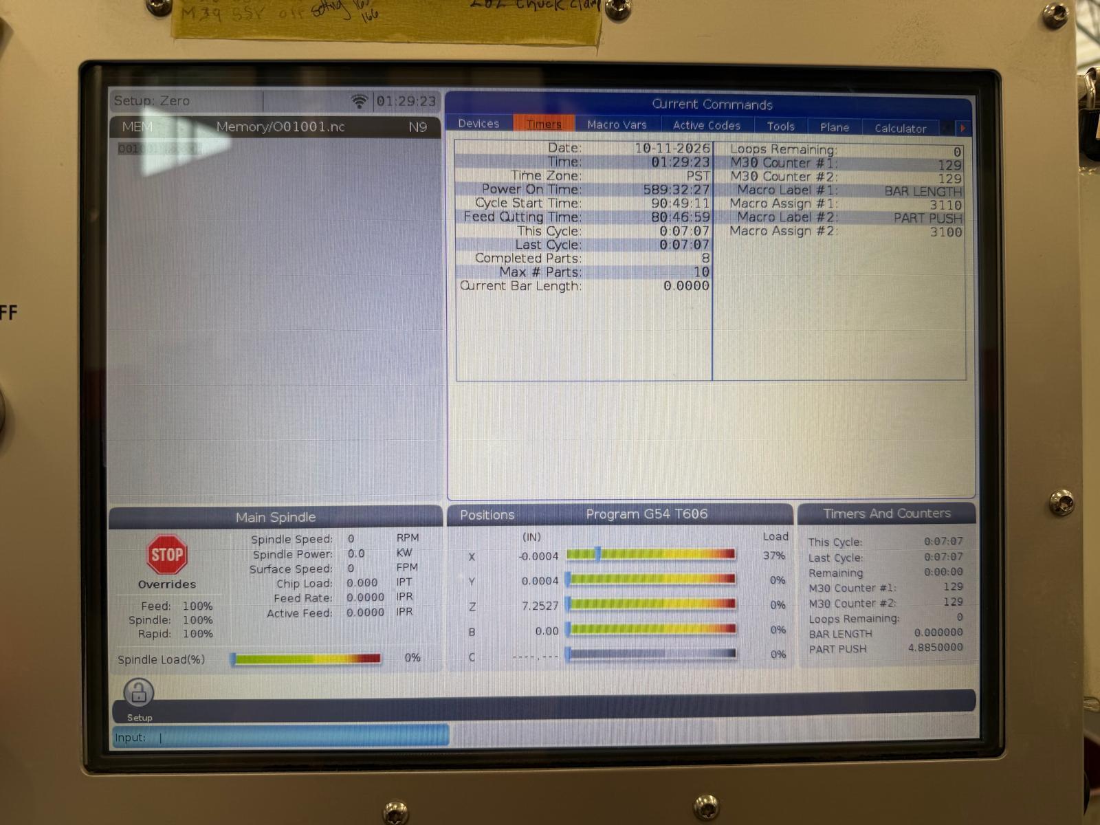 Haas #ST-30Y, CNC lathe, 21" swing, 32.5" centers, 10" chuck, 3" bar, A2-6, 12-station live turret, Y-Axis - Image 7