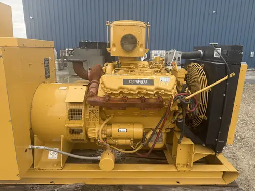 160 KW Caterpillar #3208, diesel generator set, 480 Volts, 3-phase, 241 HP @ 1800 RPM, 544 hours, open skid - Image 3