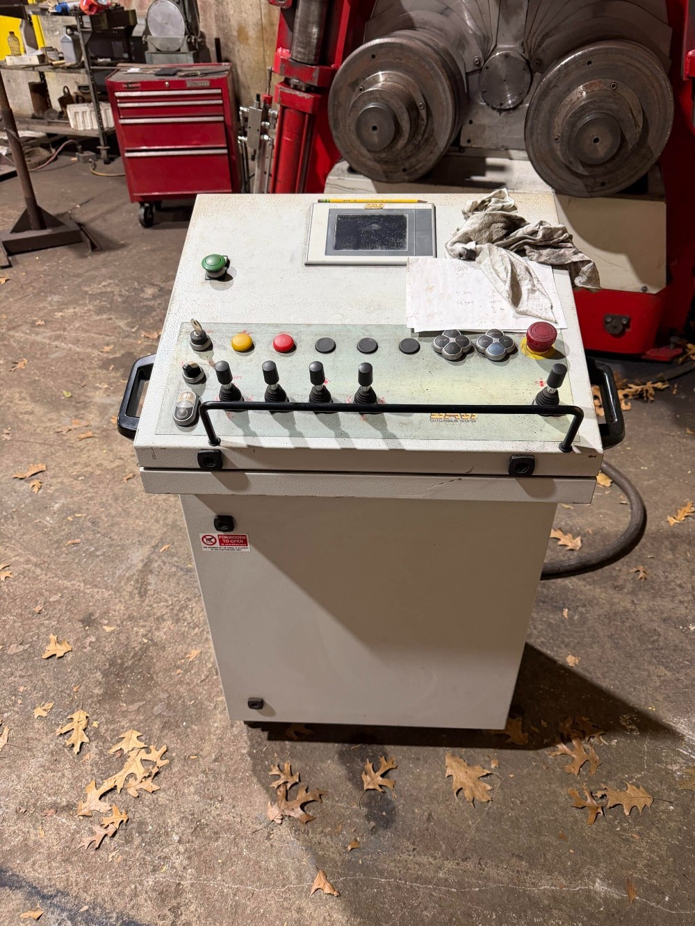6" x 6" x 0.625" Davi #MCP18, angle roll, 3-roll bender, 2014 - Image 4