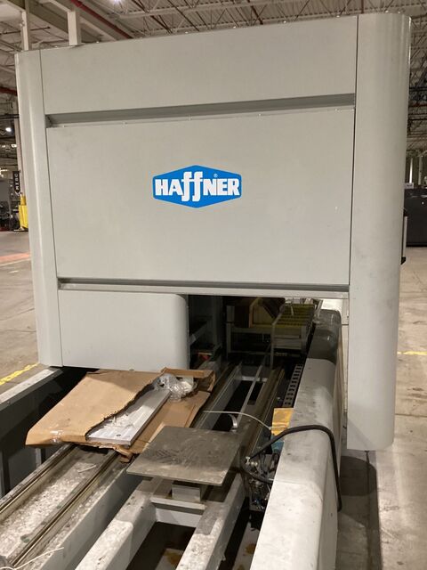 Haffner #MAC440-30+TA144, aluminum profile CNC machining & automatic cutting cell, new, 2021 - Image 2