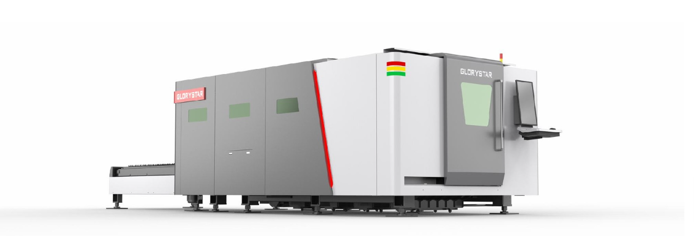 Glorystar #GS-4020CE-PRO, CNC fiber laser cutting system, 30 KW, 6' x 12' table, MaxPhotonics resonator, BLT - Image 1