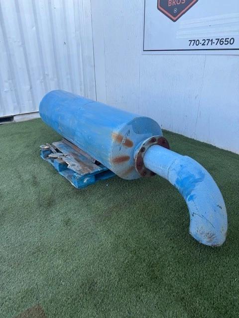 High Pressure Blower Silencer, 72" x 24", 150 gallon tank, 8" flange, 90&deg; elbow attachment - Image 4