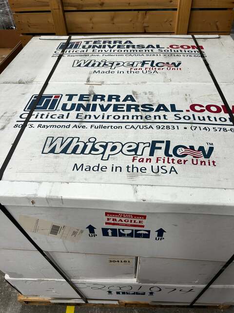 Terra Universal #6601-23-U, WhisperFlow ULPA Fan Filter Unit, 2' x 3', Powder-Coated Steel, 120 V., 1 Ph., 60 - Image 3