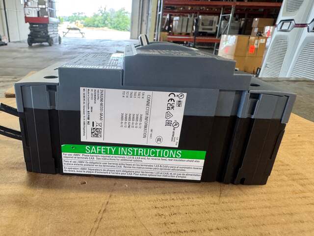 60 Amps, Siemens #3VA5260-6ED31-0AA0, Molded Case Circuit Breaker, 3 Pole, Frame 250H, TM210 Thermal Magnetic - Image 4