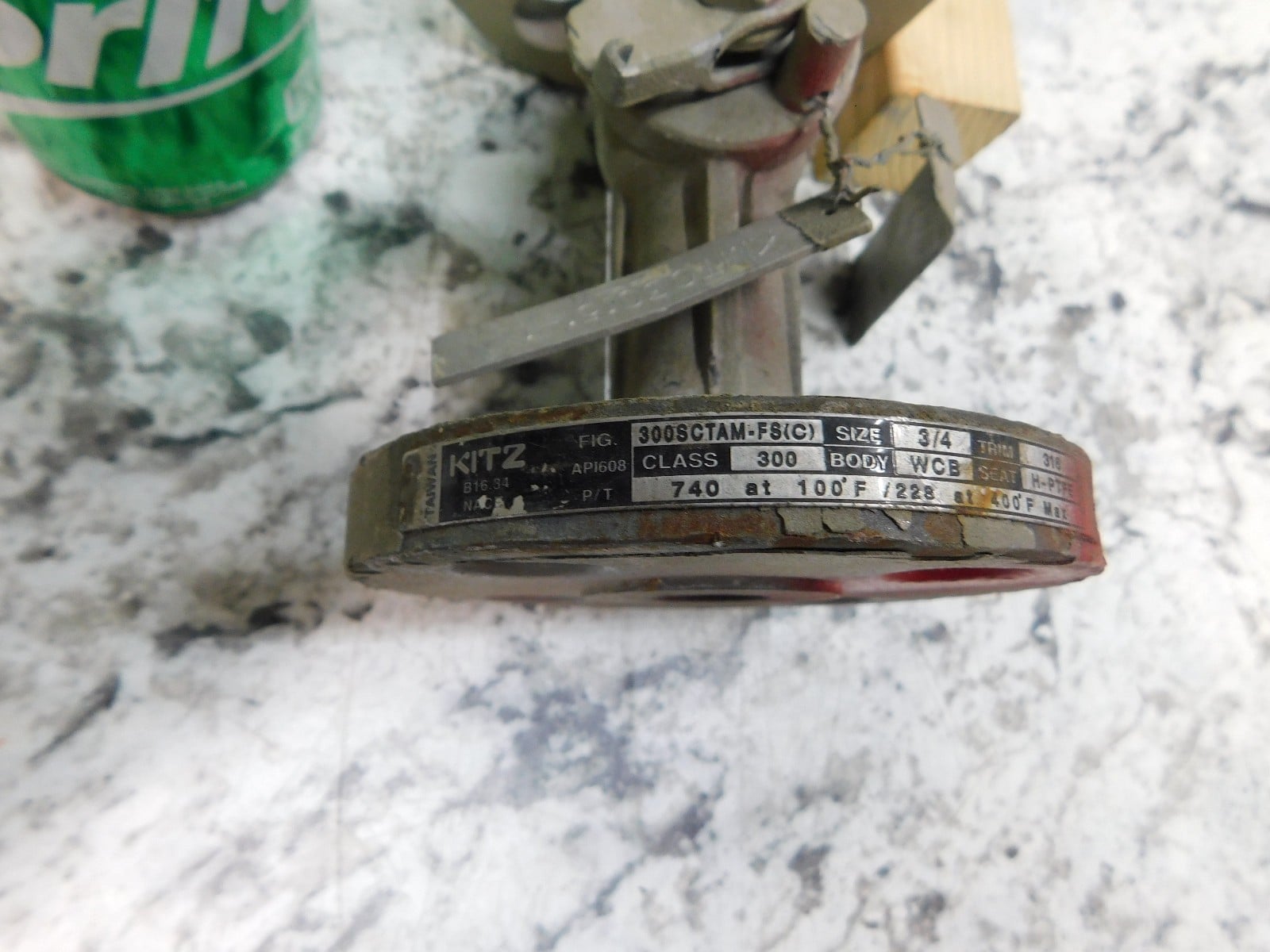 3/4" Kitz, Ball Valve, Class 300# Flange, WCB Steel Body, 300STAM-FS(c) - Image 2