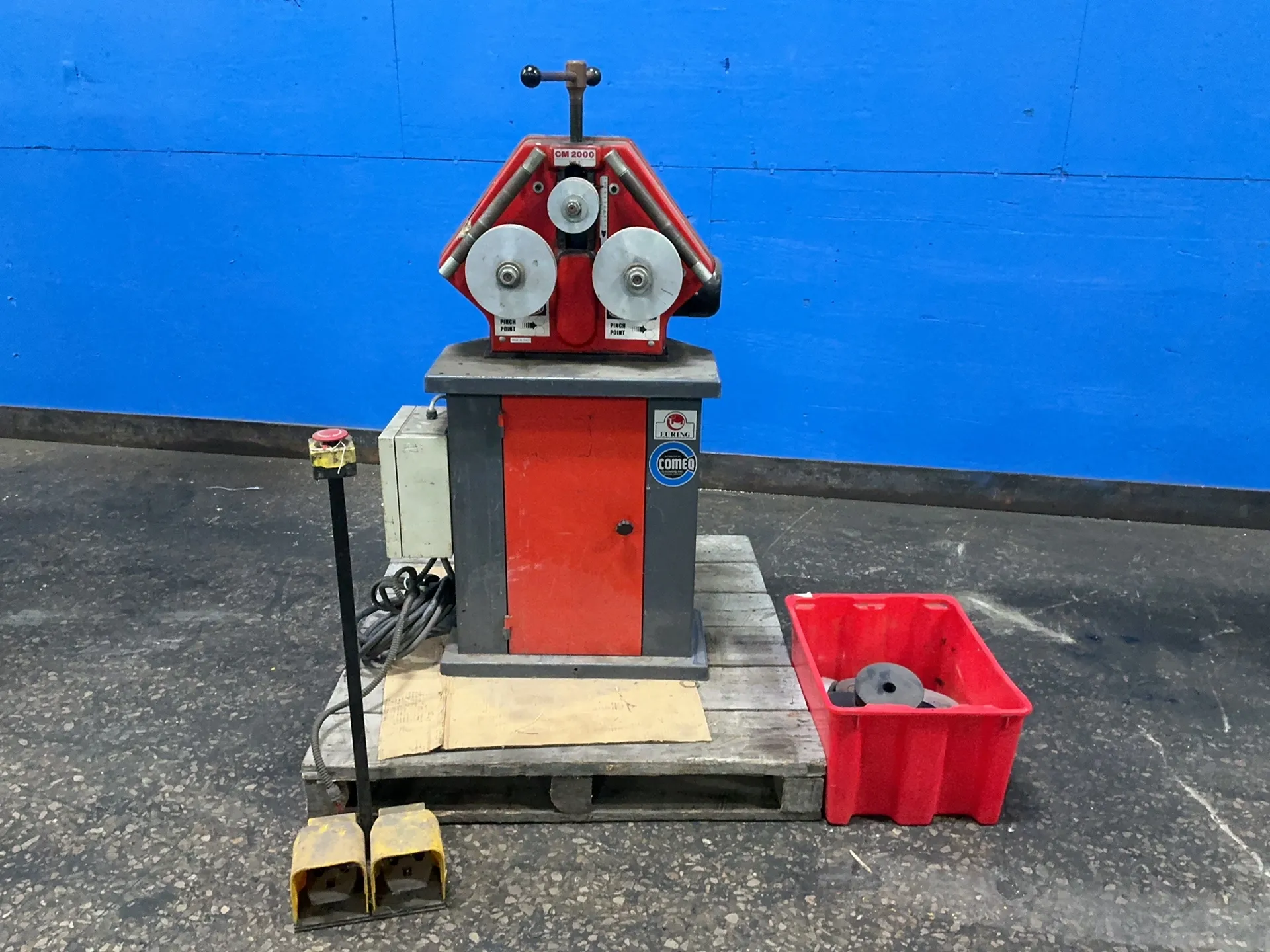 Euring #CM-2000-TOP-2, angle bending roll, 1 speed, .75 KW, 230/400 V. - Image 2