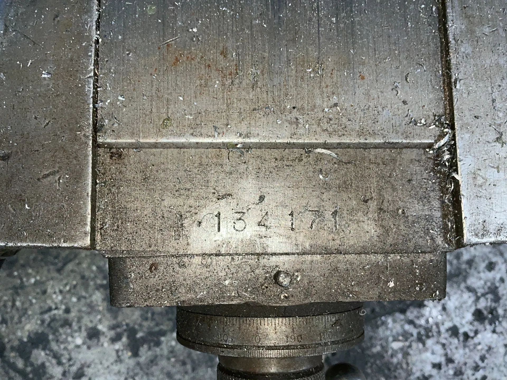 Bridgeport #134171, vertical mill, 9" x 42" table, 1 -1/2 HP, 1730 RPM, Magnescale digital read out, 230/460 - Image 4