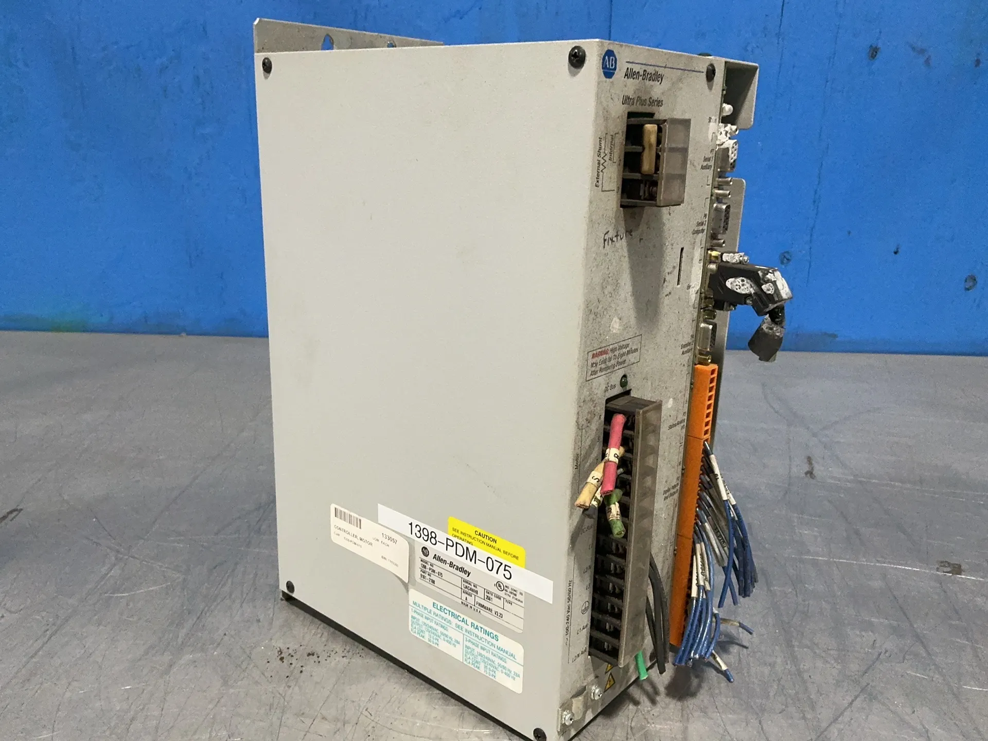Allen-Bradley #1398-PDM-075, Ultra Plus series positioning servo drive, 28 A, 120/240 Volts, 2001 - Image 5